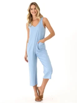 Rainey Stretch Chambray Jumpsuit