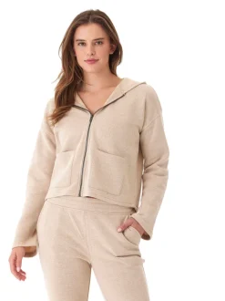 Raychelle Triblend Fleece Pocket Hoodie