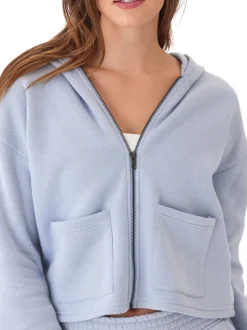Raychelle Triblend Fleece Pocket Hoodie