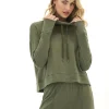 Shai Cozy Fleece Cowl Neck Pullover
