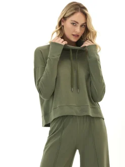 Shai Cozy Fleece Cowl Neck Pullover