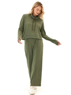 Shai Cozy Fleece Cowl Neck Pullover