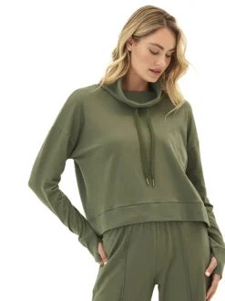 Shai Cozy Fleece Cowl Neck Pullover
