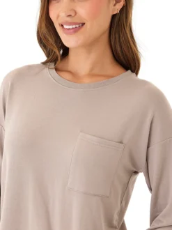 Shaina Modal Terry Pocket Long Sleeve