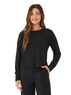 Shaina Modal Terry Pocket Long Sleeve