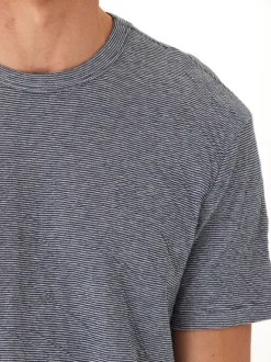 Shawn Double Face Knit Short Sleeve Crew Tee