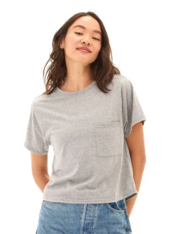 Shelbie Triblend Jersey Pocket Tee