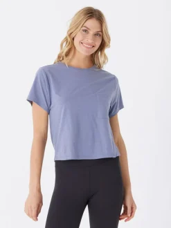 Shelbie Triblend Jersey Pocket Tee