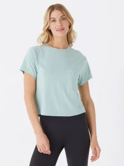 Shelbie Triblend Jersey Pocket Tee
