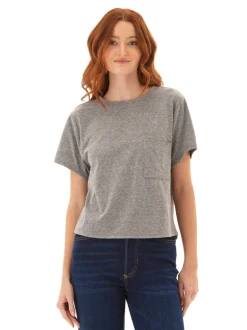 Shelbie Triblend Jersey Pocket Tee