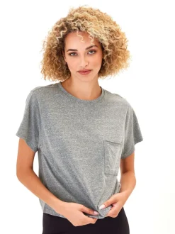 Shelbie Triblend Jersey Pocket Tee