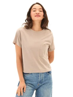 Shelbie Triblend Jersey Pocket Tee