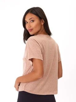 Shelbie Triblend Jersey Pocket Tee