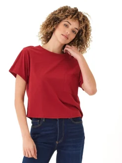 Shelbie Triblend Jersey Pocket Tee