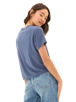 Shelbie Triblend Jersey Pocket Tee