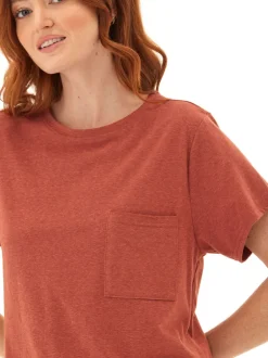 Shelbie Triblend Jersey Pocket Tee