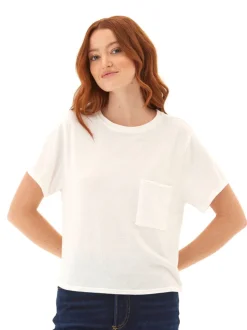 Shelbie Triblend Jersey Pocket Tee