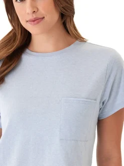 Shelbie Triblend Jersey Pocket Tee