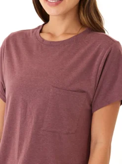 Shelbie Triblend Jersey Pocket Tee