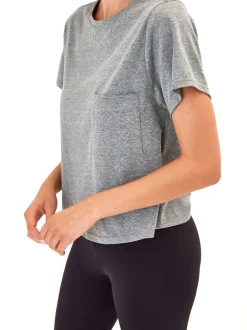 Shelbie Triblend Jersey Pocket Tee