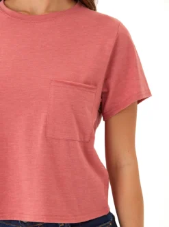 Shelbie Triblend Jersey Pocket Tee