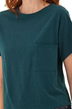 Shelbie Triblend Jersey Pocket Tee