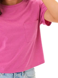 Shelbie Triblend Jersey Pocket Tee