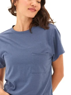 Shelbie Triblend Jersey Pocket Tee
