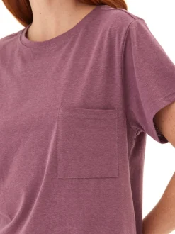 Shelbie Triblend Jersey Pocket Tee