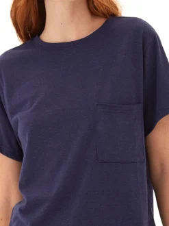 Shelbie Triblend Jersey Pocket Tee