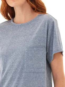 Shelbie Triblend Jersey Pocket Tee