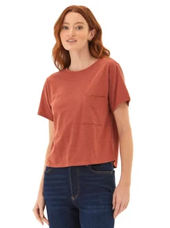 Shelbie Triblend Jersey Pocket Tee