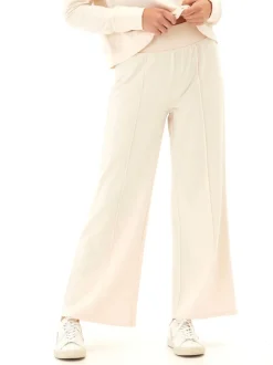 Shiloh Cozy Fleece Rib Mix Wide Leg Pant