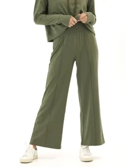 Shiloh Cozy Fleece Rib Mix Wide Leg Pant