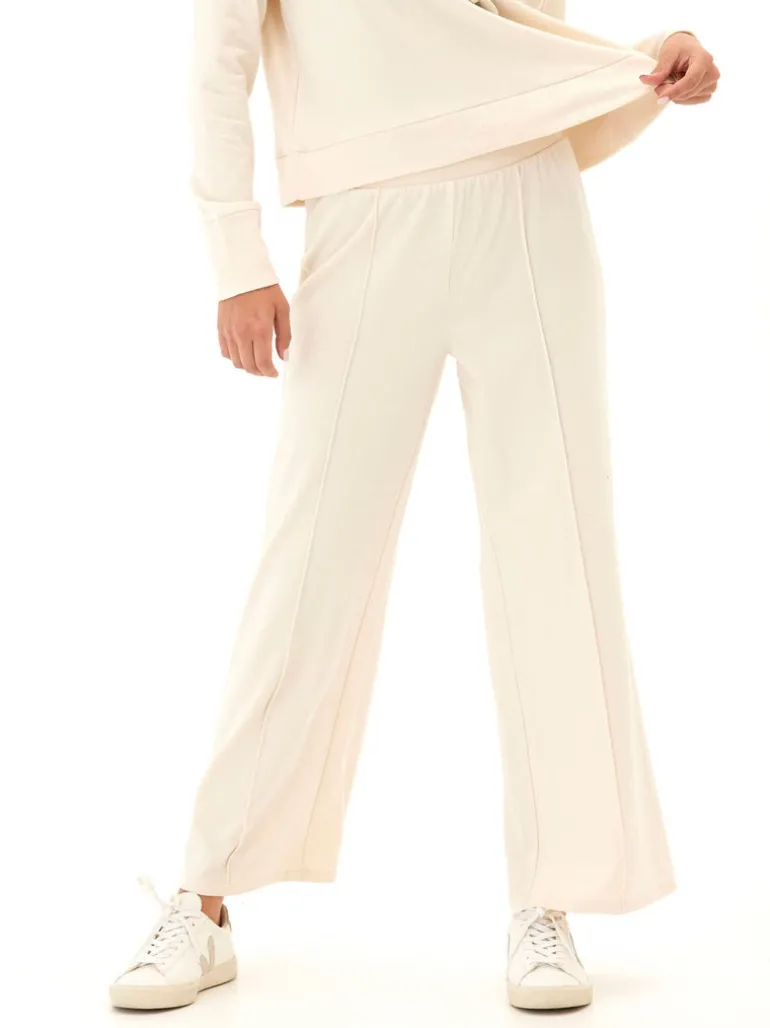 Shiloh Cozy Fleece Rib Mix Wide Leg Pant