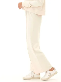 Shiloh Cozy Fleece Rib Mix Wide Leg Pant