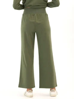 Shiloh Cozy Fleece Rib Mix Wide Leg Pant