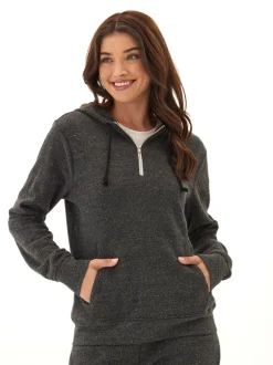 Sinead 1/4 Zip Triblend Fleece Hoodie