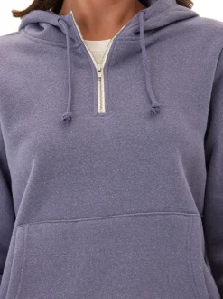 Sinead 1/4 Zip Triblend Fleece Hoodie