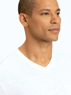 Slub Jersey V-Neck Tee