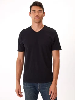 Slub Jersey V-Neck Tee