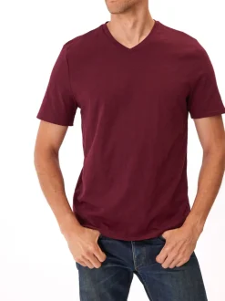 Slub Jersey V-Neck Tee