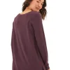 Teagan Feather Fleece Step-Hem Tunic
