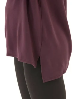 Teagan Feather Fleece Step-Hem Tunic