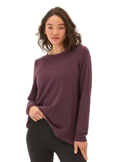 Teagan Feather Fleece Step-Hem Tunic