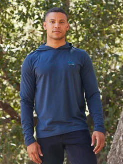 Triblend Embroidery Hoodie Tee