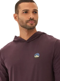 Triblend Embroidery Hoodie Tee