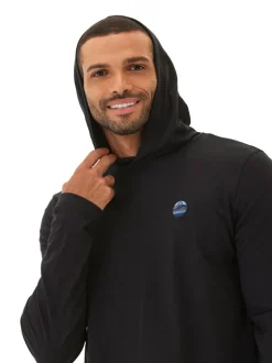 Triblend Embroidery Hoodie Tee