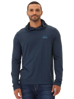 Triblend Embroidery Hoodie Tee