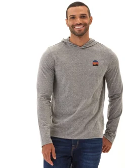 Triblend Embroidery Hoodie Tee